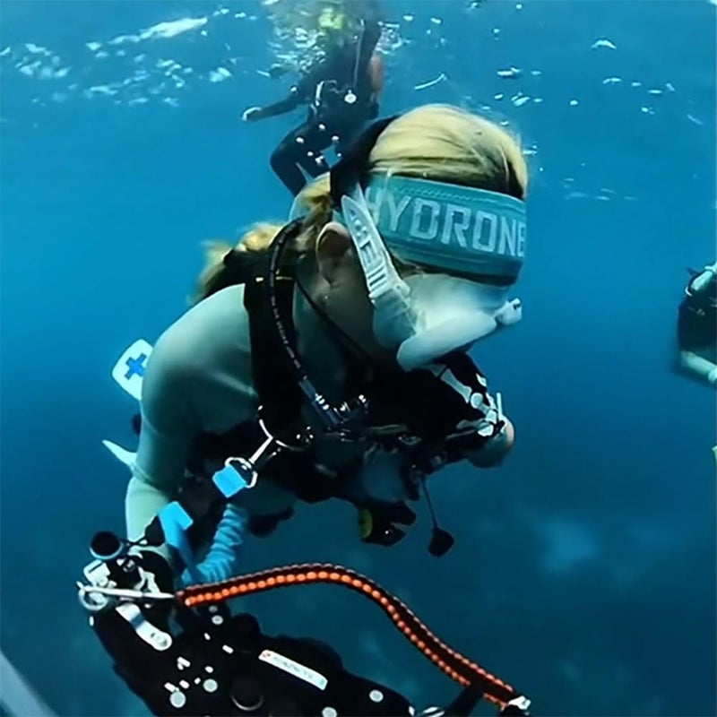 5M3M DIVING Hydrone Diving Headband 2mm Neoprene Scuba Hairband Elastic Non-Slip Swimming Headband Workout Sweat Bands for Women Men Children Scuba Dive Snorkeling Swimming Surfing (Blue) - Image 3